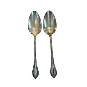 1847 Rogers Bros IS Silver Plate Remembrance Tablespoon serving spoon 2 pcs 2380